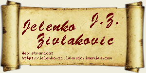 Jelenko Zivlaković vizit kartica